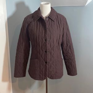 Barbour Microfiber Quilted Coat Size 10